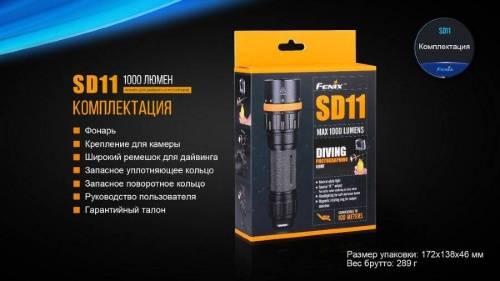 5 Fenix ФонарьSD11 Cree XM-L2 U2 фото 22