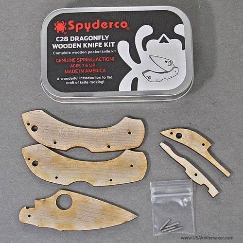 122 Spyderco Dragonfly Wooden Kit фото 19