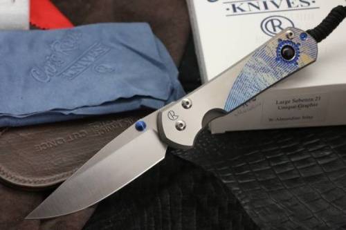 3810 Chris Reeve Large Sebenza 21 Almandine Cabochon фото 6