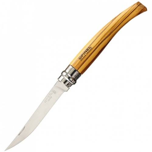 5891 Opinel Нож складной филейный№8 VRI Folding Slim Olivewood