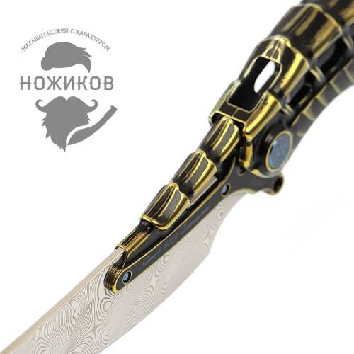 365 Rike knife Alien Gold фото 14