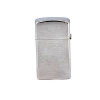 Зажигалка ZIPPO Slim® с покрытием Brushed Chrome