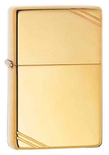 250 ZIPPO ЗажигалкаVintage™ с покрытием High Polish Brass