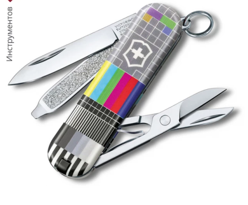 56 Victorinox Складной ножClassic RETRO TV