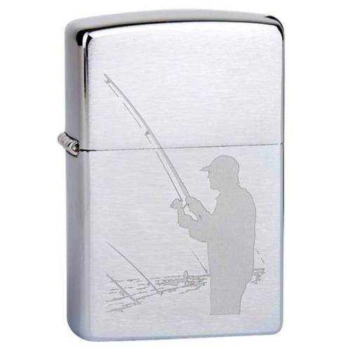 250 ZIPPO Зажигалка ZIPPO Fisherman Brushed Chrome фото 2