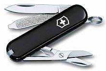 Нож перочинный Victorinox Classic 0.6223.3 58мм 7 функций черный