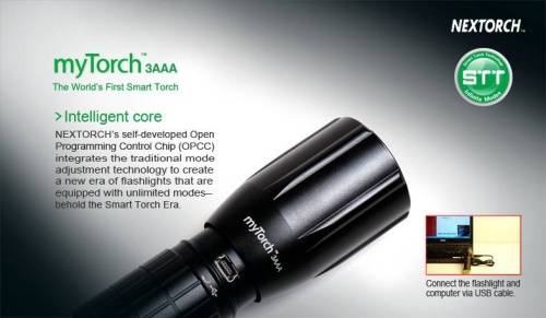 21 NexTorch Фонарь светодиодныйmyTorch 3AAA Smart LED (NT-MT3AAA) фото 15