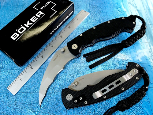 96 Boker Нож складной Boker Plus Bat Knife (B@t-Man Karambit) фото 8