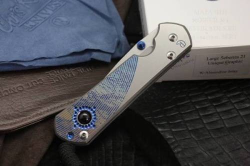 3810 Chris Reeve Large Sebenza 21 Almandine Cabochon фото 3