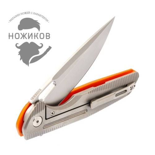 5891 Rike knife RK802G Orange фото 13