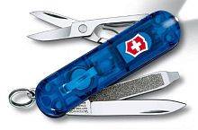 Мультитул для велосипеда Victorinox Нож перочинныйSwissLite Sapphire 0.6228.T2 58мм 7 функций полупрозрачный синий