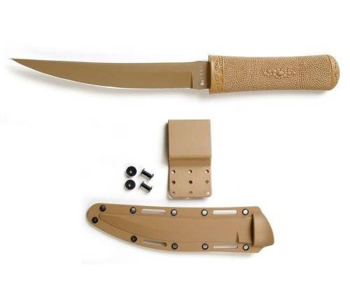 1239 CRKT Нож с фиксированным клинкомHissatsu (Desert Tan) фото 3