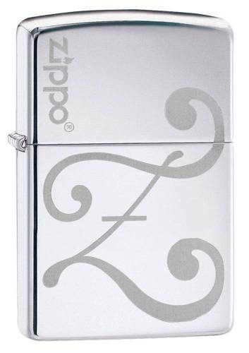 250 ZIPPO Зажигалка ZIPPO Logo Z с покрытием High Polish Chrome