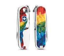 Складной нож Victorinox Classic limited edition 2017 "Guacamaya" (0.6223.L1709) 58мм 78функций можно купить по цене .                            