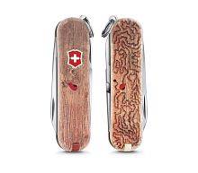 Складной нож Victorinox Classic limited edition 2017 "Woodworm" (0.6223.L1706) 58мм 7функций дерево можно купить по цене .                            