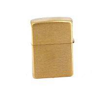 Золотая зажигалка Зажигалка ZIPPO с покрытием Brushed Brass