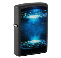 Зажигалка ZIPPO UFO Flame с покрытием Black Light