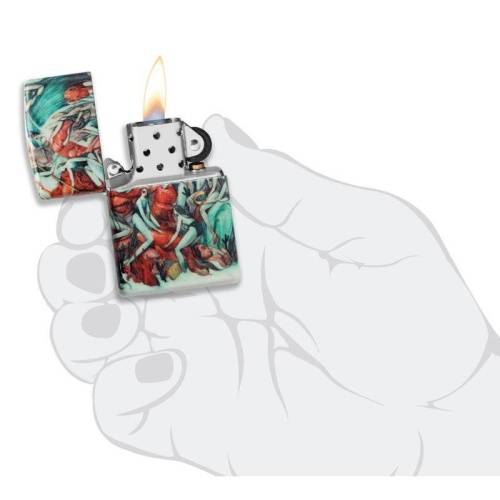 321 ZIPPO  Zippo Classicпокрытием White Matte фото 11