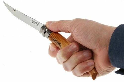 504 Opinel №10 VRI Folding Slim Olivewood фото 17