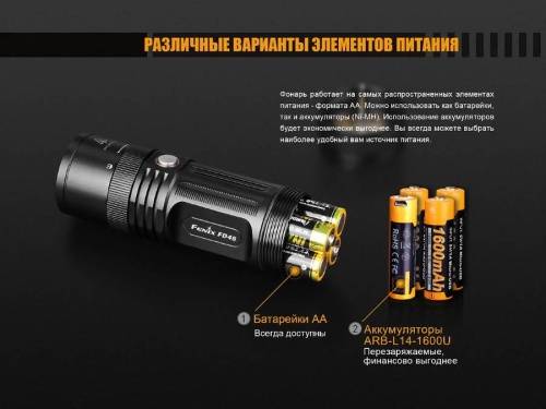 207 Fenix Фонарь Fenix FD45 Cree XP-L HI LED фото 5