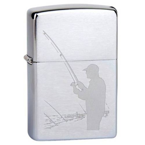 250 ZIPPO Зажигалка ZIPPO Fisherman Brushed Chrome