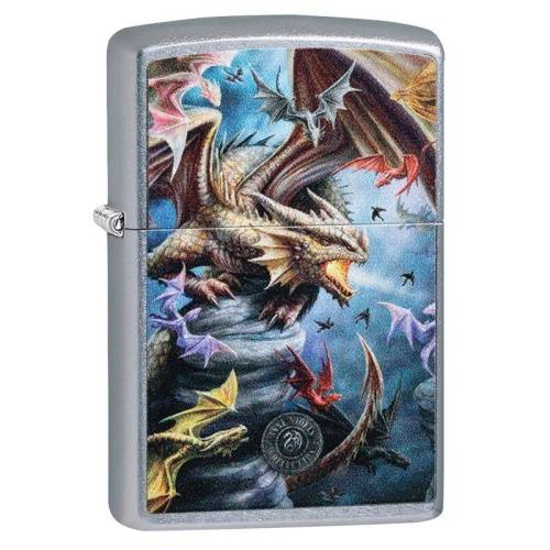 321 ZIPPO Зажигалка ZIPPO Anne Stokes с покрытием Street Chrome