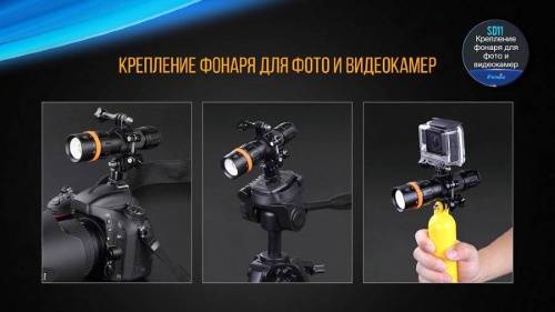 5 Fenix ФонарьSD11 Cree XM-L2 U2 фото 17