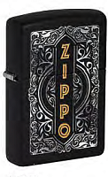 Зажигалка ZIPPO Classic с покрытием Black Matte