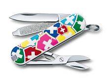  нож перочинный Victorinox Classic VX Colors 0.6223.841 58мм 7 функций дизайн Цвета Victorinox