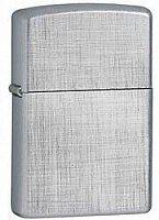 Зажигалка ZIPPO Linen Weave с покрытием Brushed Chrome