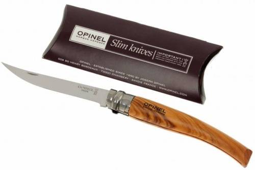 504 Opinel №10 VRI Folding Slim Olivewood фото 8