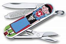 Мультифункциональный инструмент Victorinox Нож перочинныйClassic Appenzeller 0.6223.L1401 58мм 7 функций дизайн Аппенцеллер