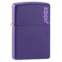 Зажигалка ZIPPO Logo Classic с покрытием Purple Matte