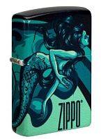  зажигалка ZIPPO Mermaid Design с покрытием 540 Matte