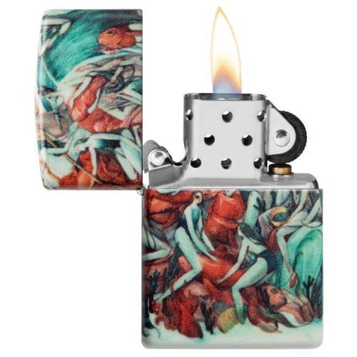 321 ZIPPO  Zippo Classicпокрытием White Matte фото 3