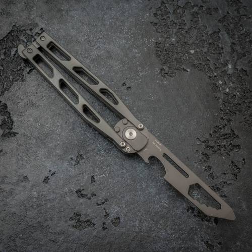  Artisan Cutlery Автоматический нож бабочка Artisan Kinetic-Tool Black фото 3