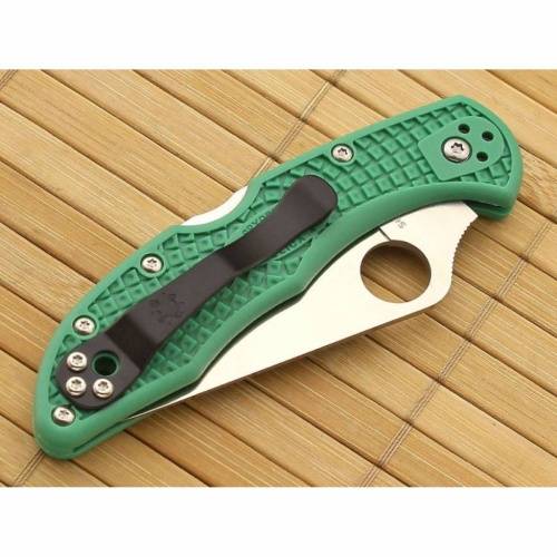 5891 Spyderco Delica 4 Flat Ground - 11FPGR фото 10