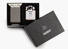 Зажигалка ZIPPO Black Ice® и вставной блок для трубок