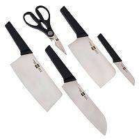 Набор кухонных ножей на подставке HuoHou 6-Piece Kitchen Knife Set Lite