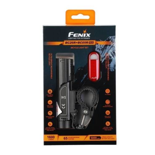 5 Fenix  Велофары Fenix BC26R+BC05R V2.0