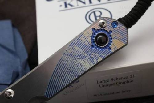 3810 Chris Reeve Large Sebenza 21 Almandine Cabochon фото 8