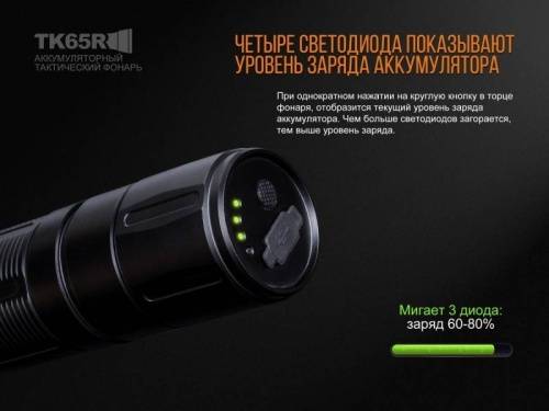 221 Fenix Фонарь тактический Fenix TK65 Cree XHP70 фото 7