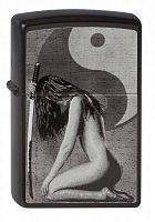 Зажигалка ZIPPO Woman Sword Black Matte