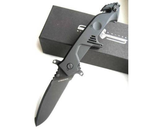 56 Extrema Ratio MF3 Ingredior Drop Point Black With Belt Cutter фото 4