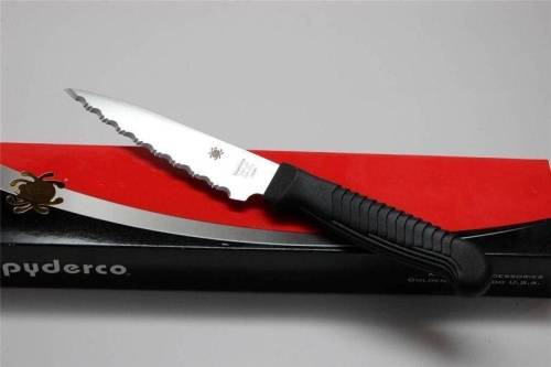 228 Spyderco Нож кухонный универсальный Spyderco Utility Knife K05SPBK фото 9