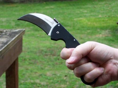 3810 Cold Steel Tiger Claw Karambit 22KF фото 11