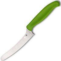  универсальный кухонный нож Spyderco Z-Cut Offset Kitchen Green