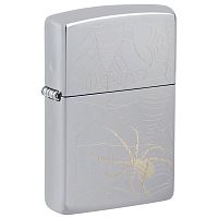 Зажигалка ZIPPO Spider Design с покрытием High Polish Chrome