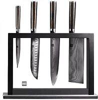  набор кухонных ножей на подставке HuoHou Set of 5 Damascus Knife Sets