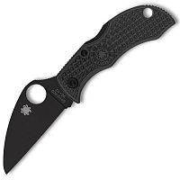 Складной нож Spyderco Manbug Wharncliffe Black сталь VG-10